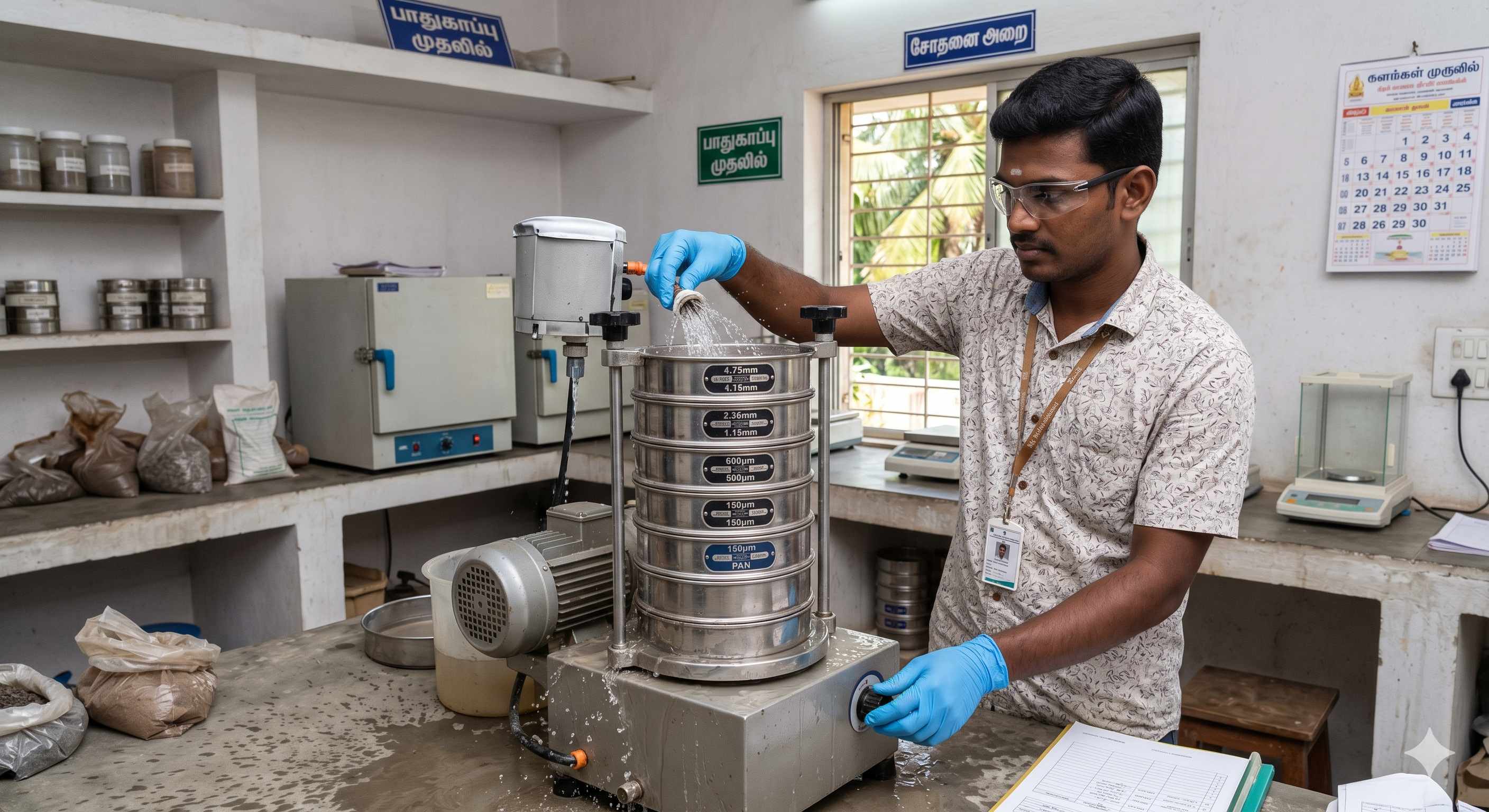 Wet Sieve Analysis Equipment